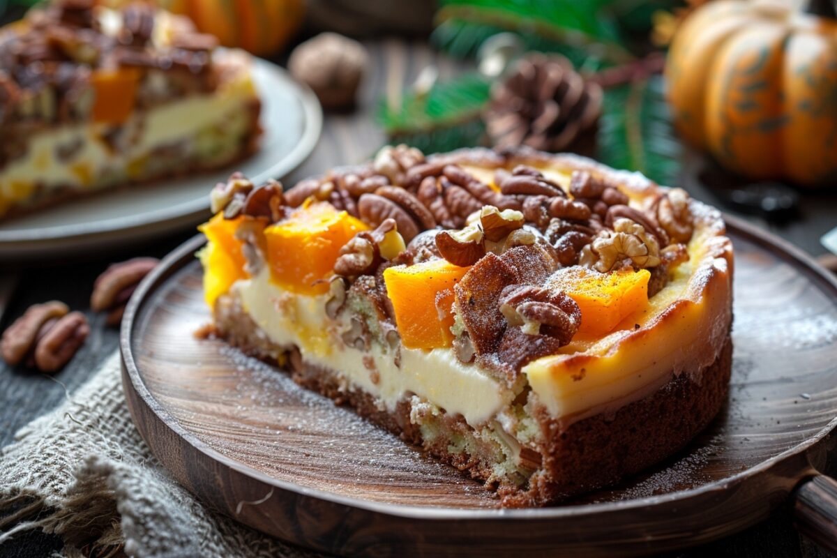 avez-vous déjà goûté un cake qui mélange courge butternut, fromage et noix ? une recette qui transforme!