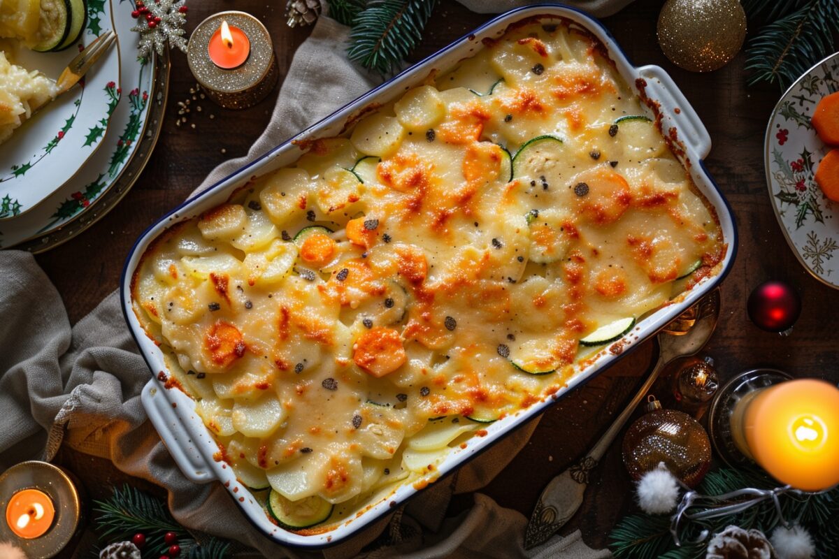 Comment ce gratin trois légumes et fromage à la truffe pourrait transformer votre dîner de Noël : préparez-vous à être émerveillé