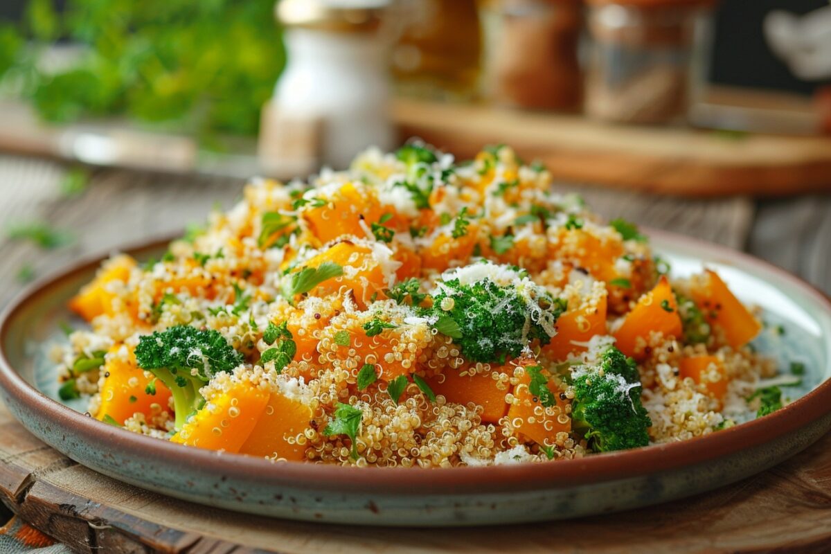 Comment le gratin de quinoa, butternut et brocoli peut-il révolutionner votre menu hebdomadaire ?