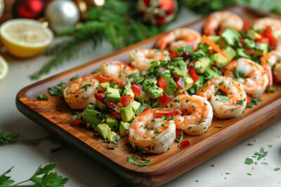 Comment les crevettes et l'avocat peuvent transformer vos apéritifs de noël : une recette inattendue et délicieuse