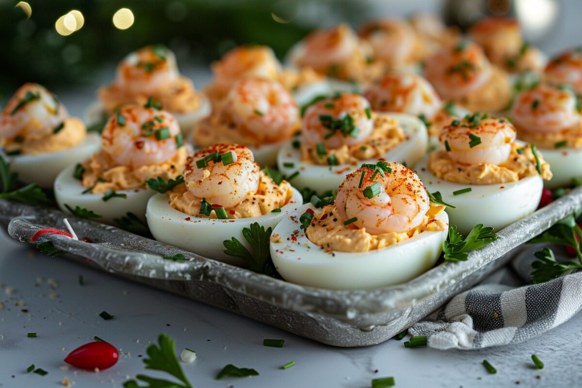 Comment les oeufs mimosa aux crevettes pourraient révolutionner votre repas de Pâques : des bienfaits insoupçonnés