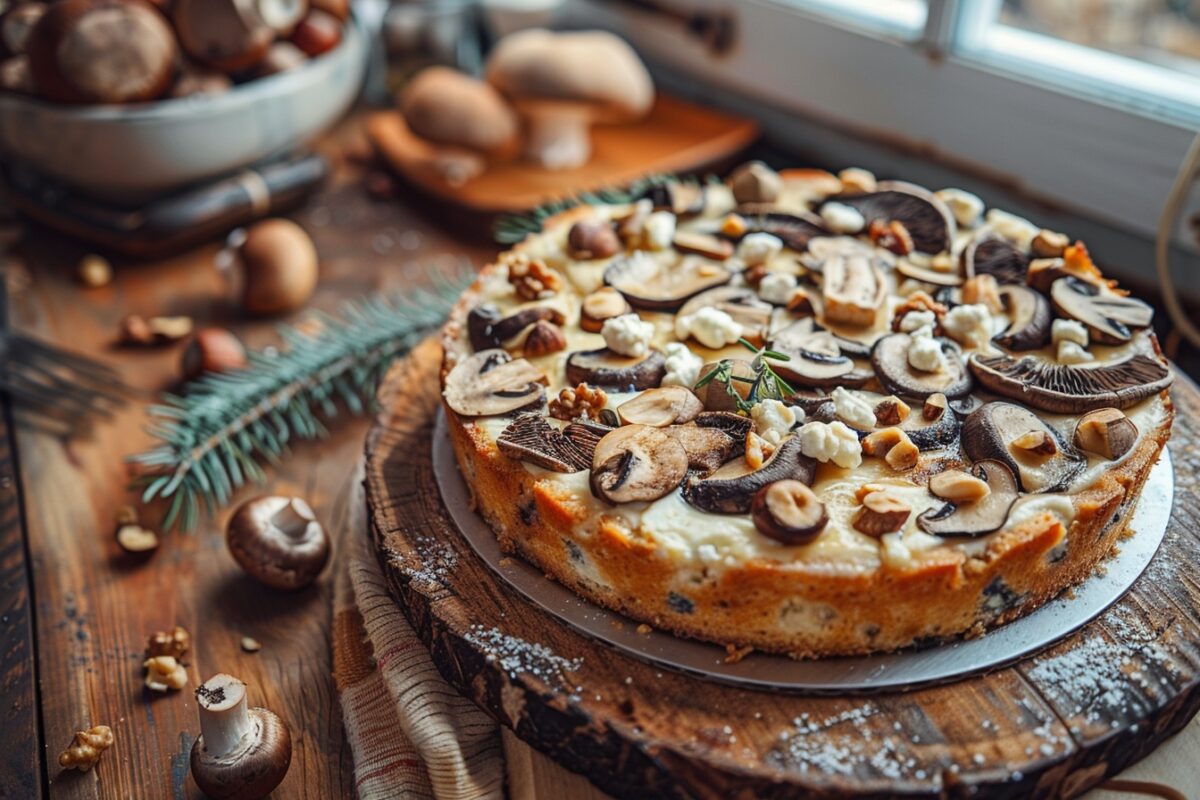 Comment un simple cake d'hiver aux champignons, chèvre et noisettes peut révolutionner vos dîners : découvrez pourquoi