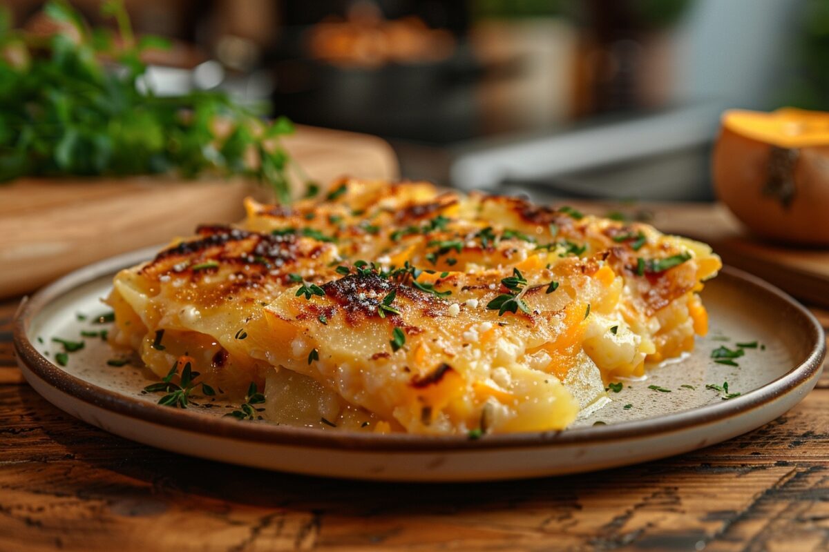 Comment un simple gratin butternut et pommes de terre pourrait révolutionner vos dîners : une recette facile et réconfortante