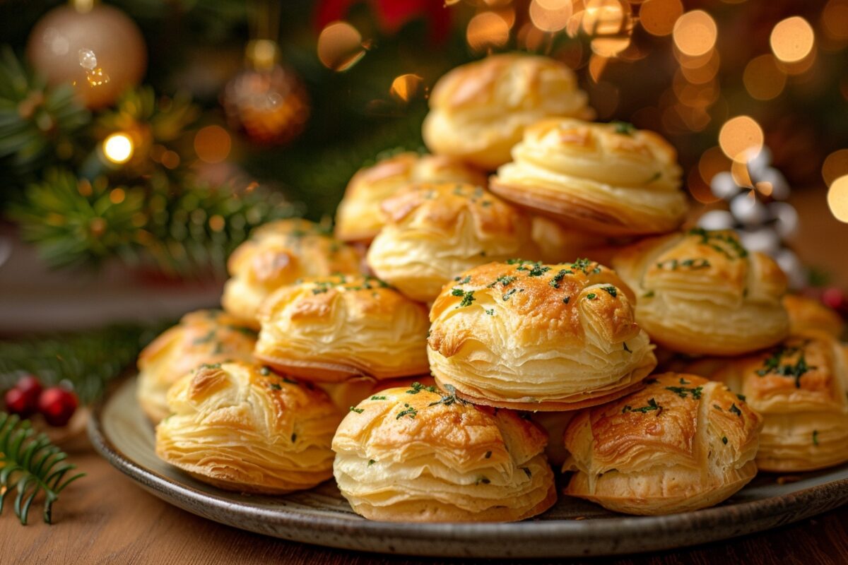 Surprenez vos invités à Noël : 30 choux apéritifs maison sans beurre, garnis d'ail et d'herbes fraîches