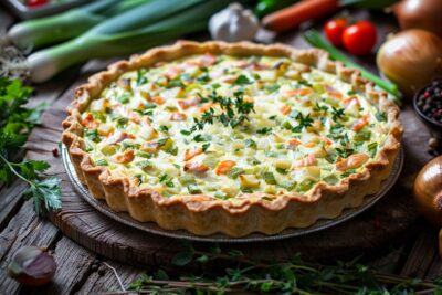 Votre prochain dîner réussi : comment la quiche au poireau et truite fumée peut ravir vos invités