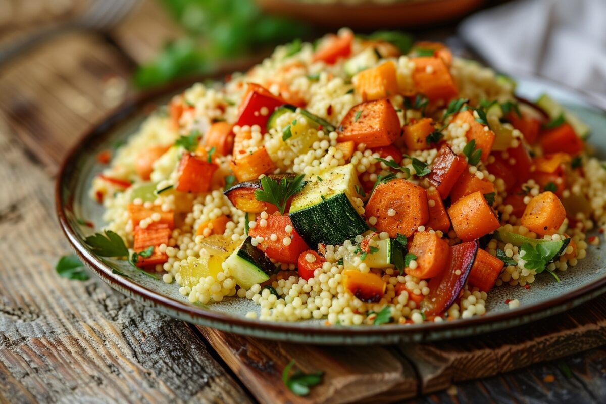 Votre prochain plat d'hiver préféré : avez-vous essayé le couscous végétarien aux légumes de saison ?