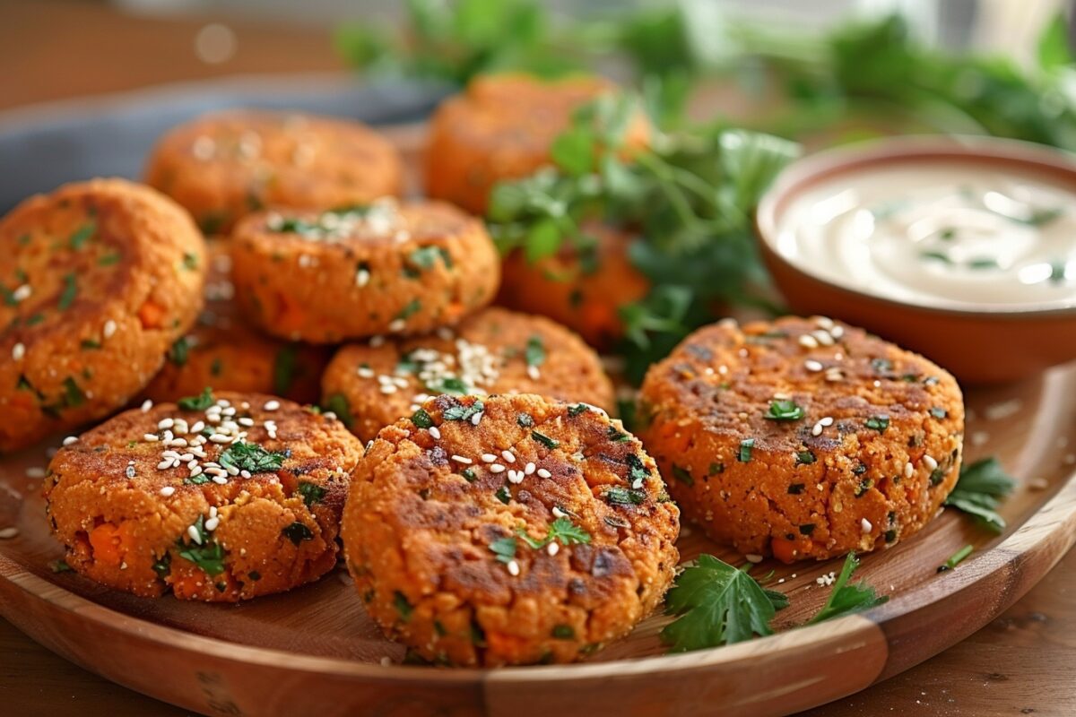 Vous avez déjà goûté les falafels à la farine de patate douce sans gluten ? Une explosion de saveurs attend vos papilles