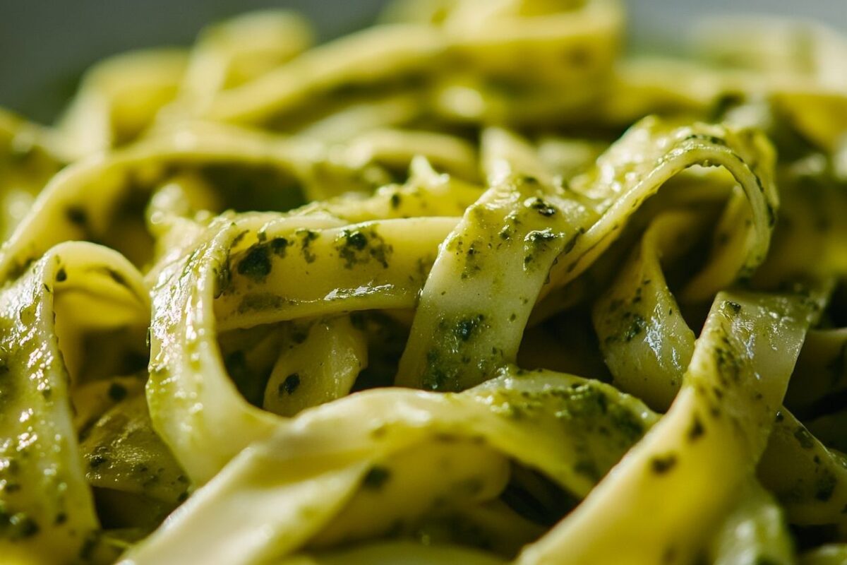 Comment transformer votre dîner de ce soir avec des tagliatelles de courgette et pâtes au pesto : rapide, facile et irrésistible